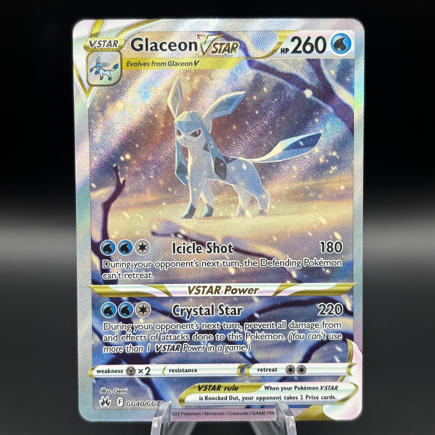 Glaceon VSTAR - SWSH: Crown Zenith: Galarian Gallery Single Card