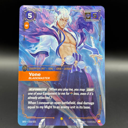 Yone - Blademaster (Overnumbered) - Spiritforged (SFD) Single Card