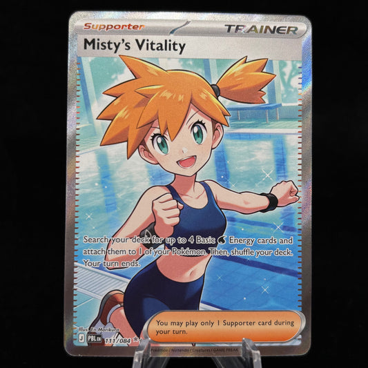 Misty's Vitality - 111/084 - ME05: Pitch Black Single Card