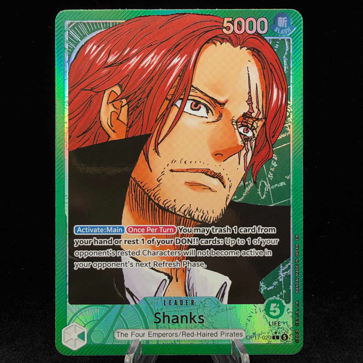 Shanks (020) (Alternate Art) - The World's Strongest Warriors