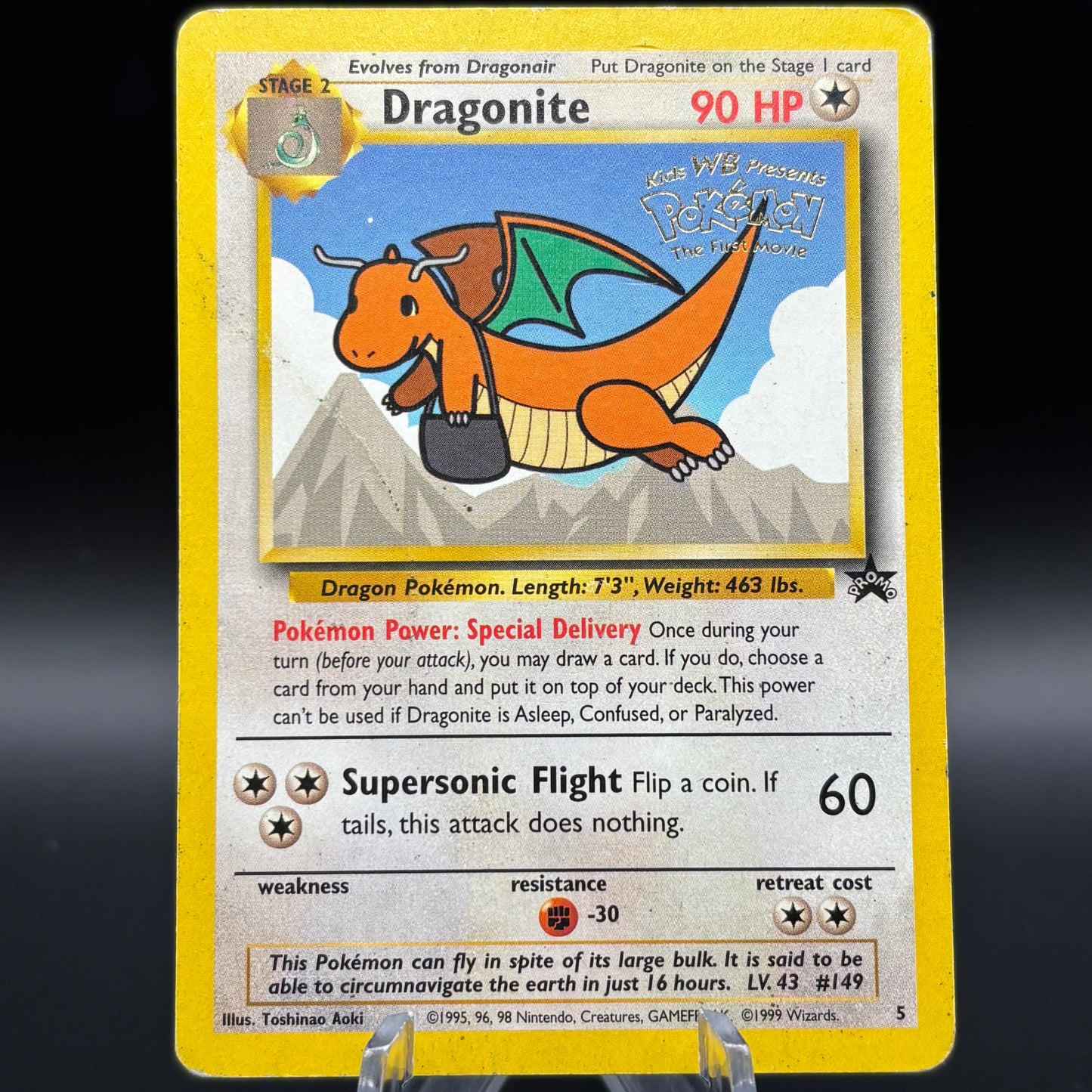 Dragonite (Movie Promo) - WoTC PR *Stamped* Single Card