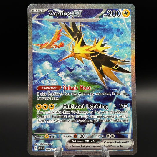 Zapdos ex - 202/165 Single Card