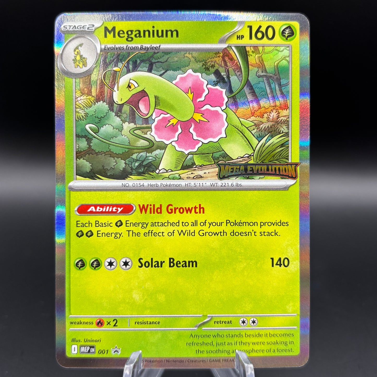 Meganium - 001 - ME: Mega Evolution PR Single Card