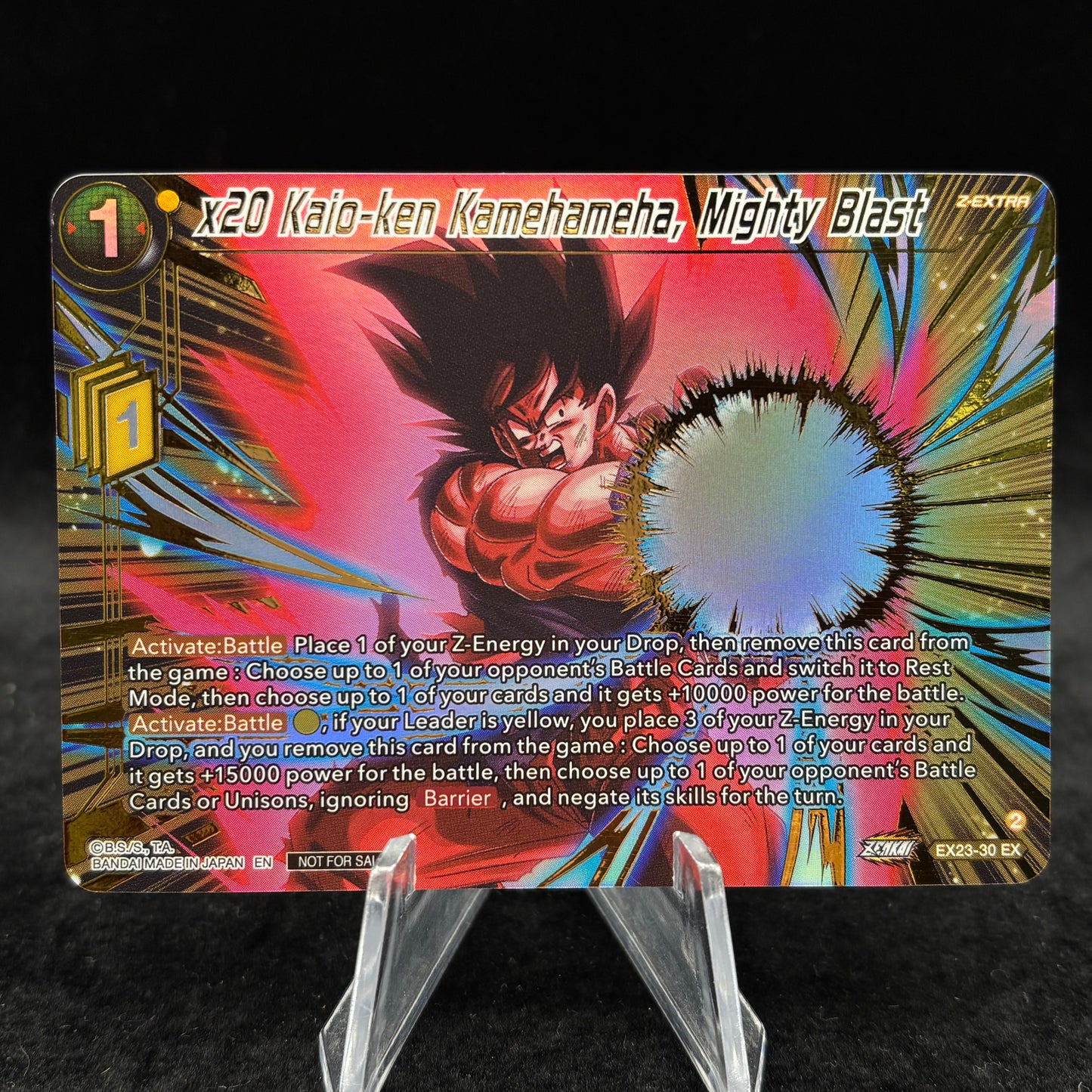 x20 Kaio-ken Kamehameha, Mighty Blast (Championship 2025 Finals Premium Pack) - Tournament Promotion Cards Single Card