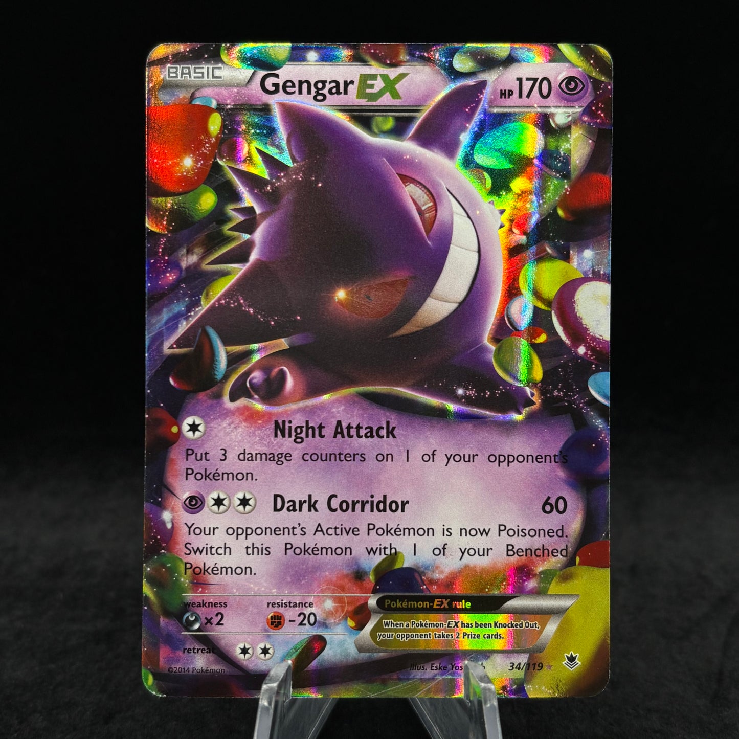 Gengar EX - XY - Phantom Forces Single Card