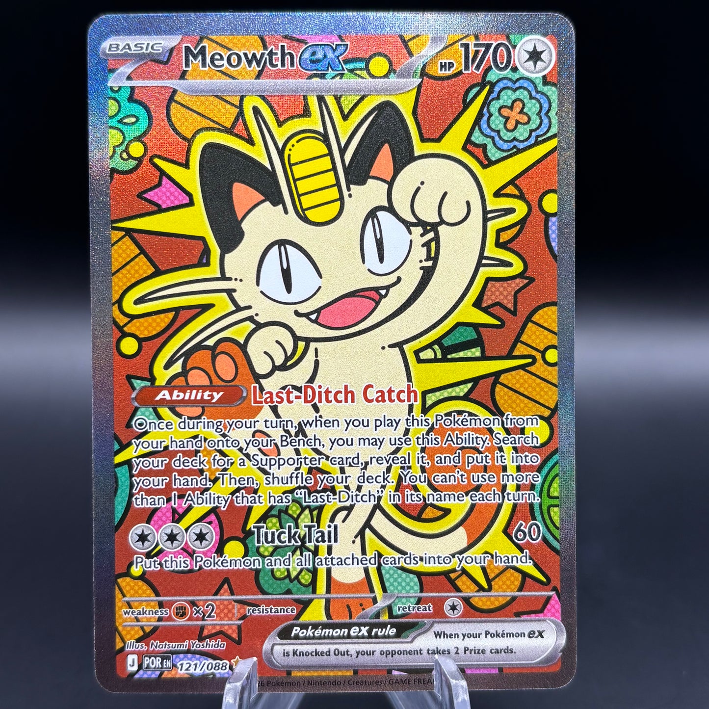 Meowth ex - 121/088 - ME03: Perfect Order Single Card