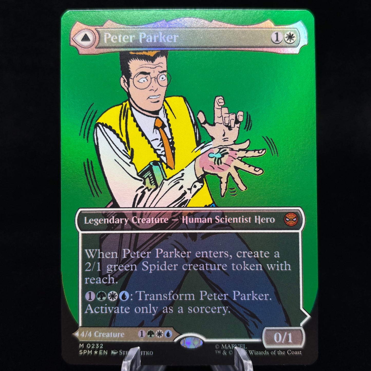 Peter Parker (0232) (Borderless) - Marvel's Spider-Man Single Card