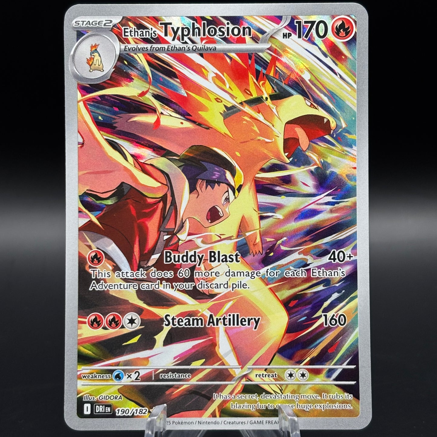Ethan's Typhlosion - 190/182 Single Card