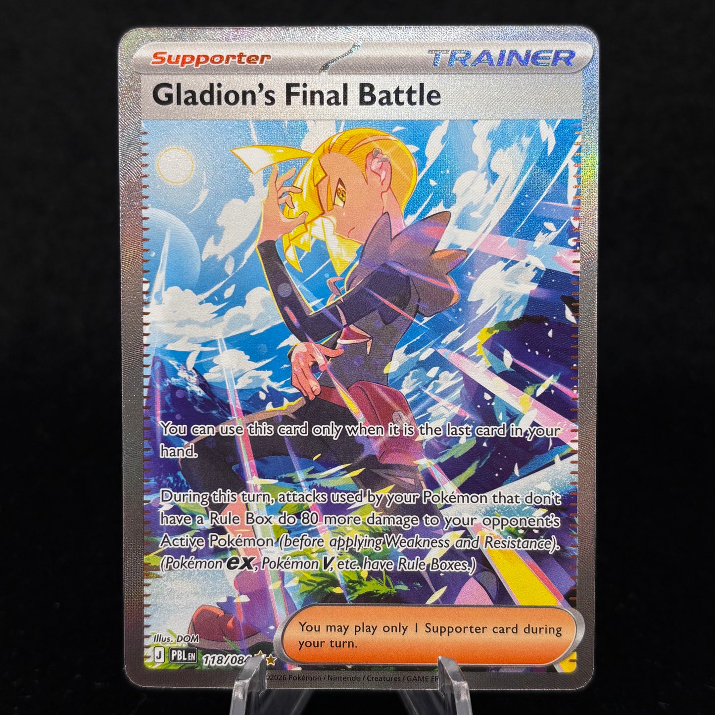Gladion's Final Battle - 118/084 - ME05: Pitch Black Single Card