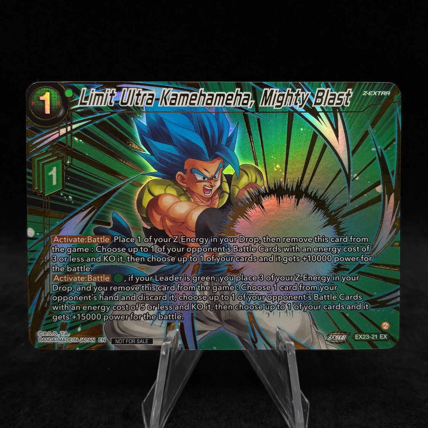 Limit Ultra Kamehameha, Mighty Blast (Championship 2025 Finals Premium Pack) - Tournament PR Single Card