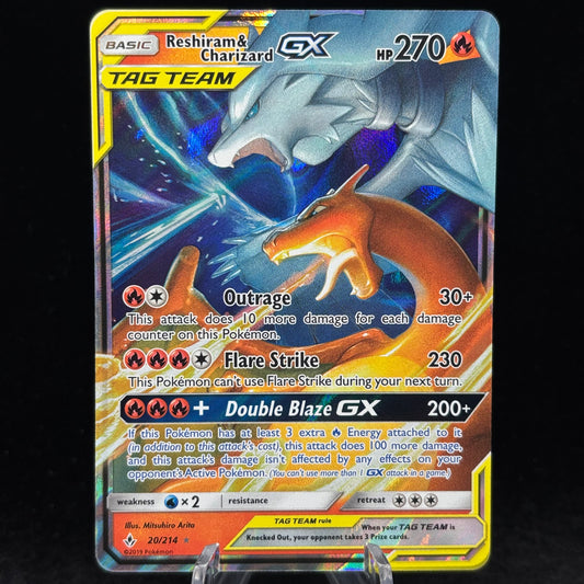 Reshiram & Charizard GX - SM - Unbroken Bonds Single Card