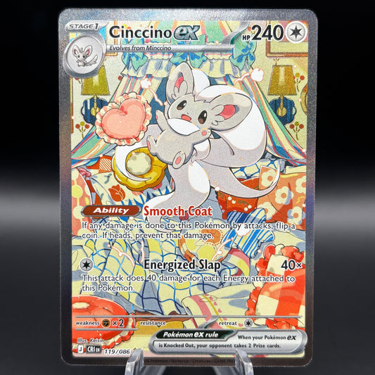 Cinccino ex - 119/086 - ME04: Chaos Rising Single Card