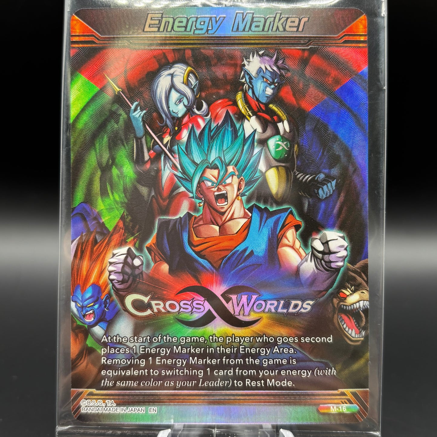 Energy Marker - Cross Worlds (M-16) (Silver) - Prismatic Clash (BT28) *Sealed* Single Card