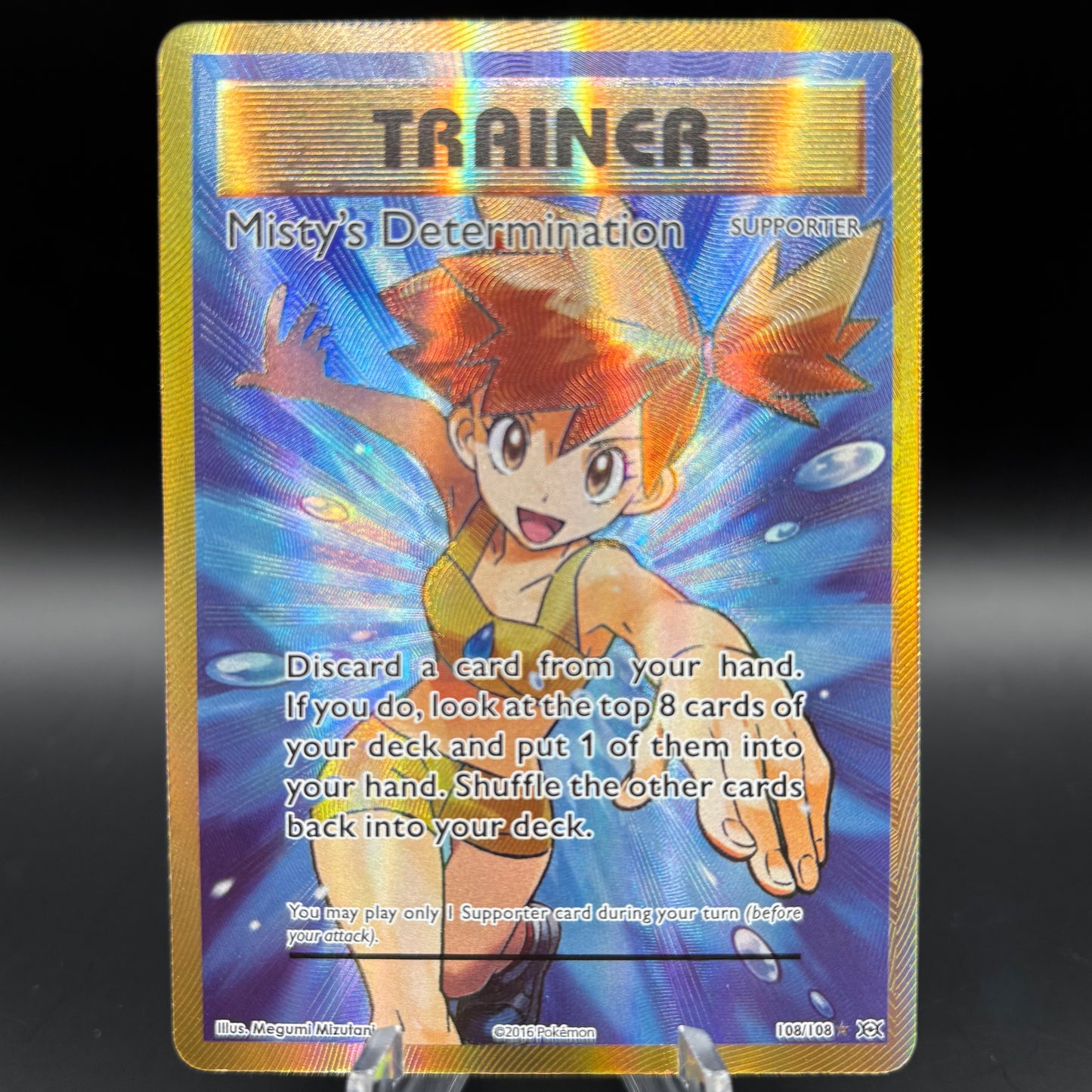 Misty's Determination (Full Art) - XY - Evolutions Single Card