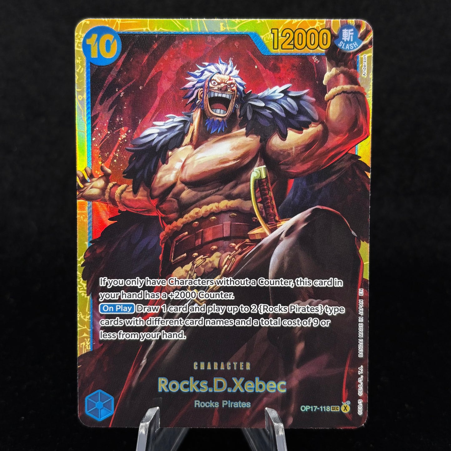 Rocks.D.Xebec (118) - The World's Strongest Warriors (OP17) Single Card