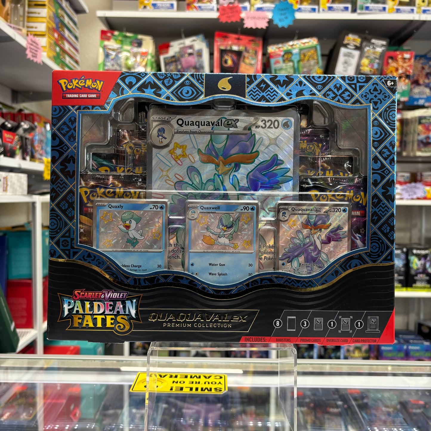 Pokemon Scarlet & Violet - Paldean Fates Quaquaval EX Premium Collection
