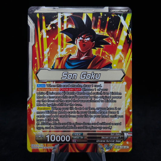 Son Goku // SSG Son Goku, Crimson Power (SLR) - Prismatic Clash Single Card