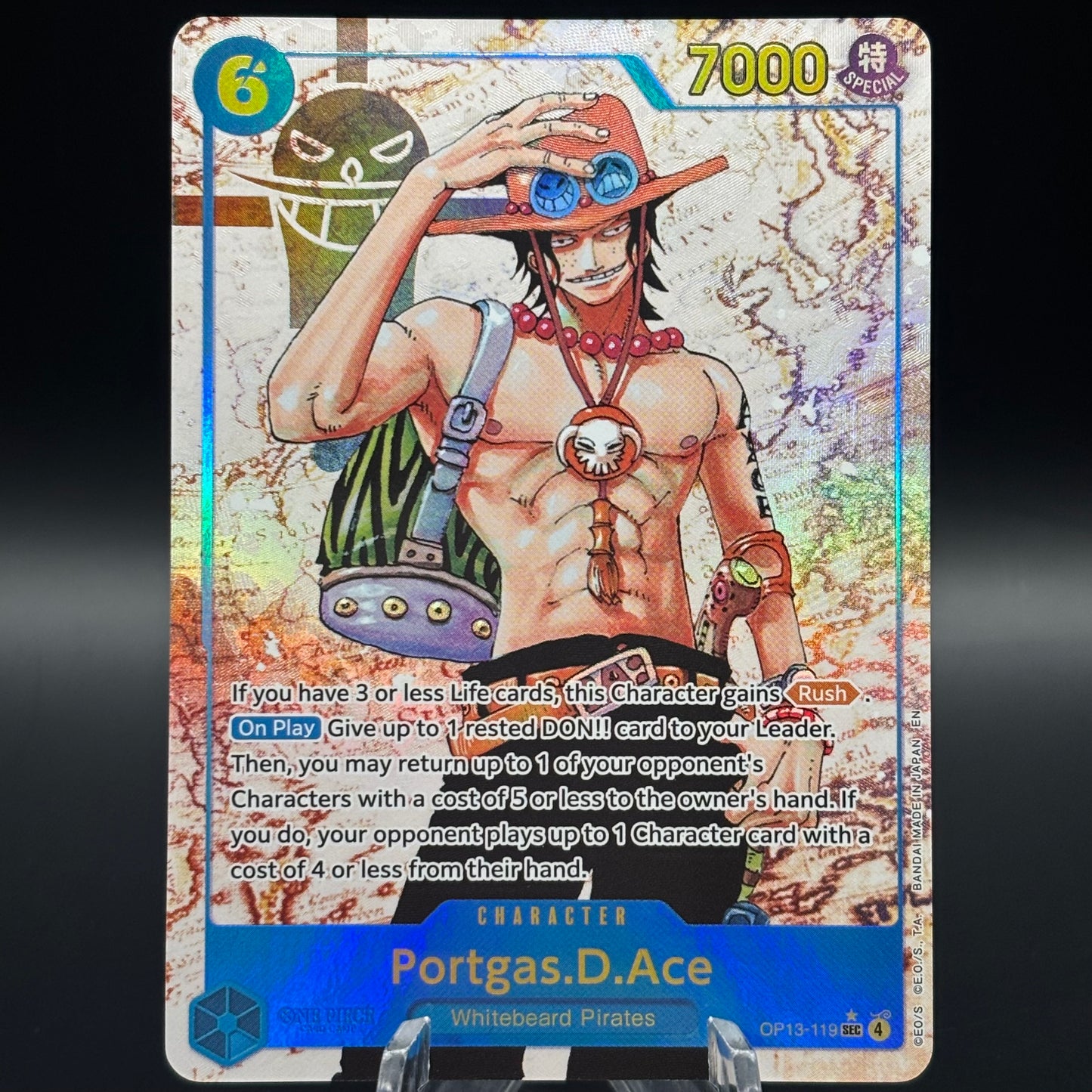 Portgas.D.Ace (119) (Parallel) - Carrying On His Will Single Card