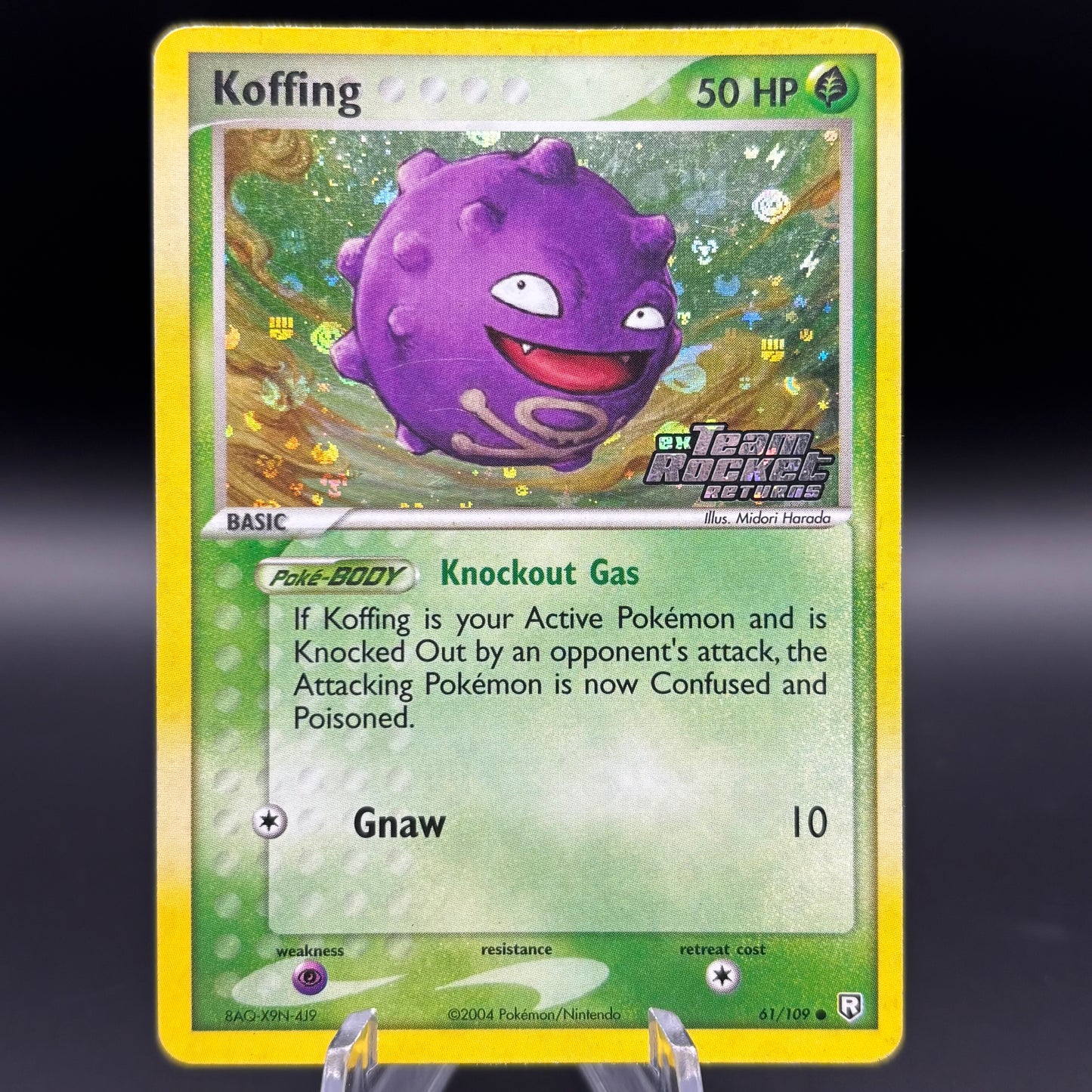 Koffing - Team Rocket Returns Stamped Holofoil *Light Play* Single Card