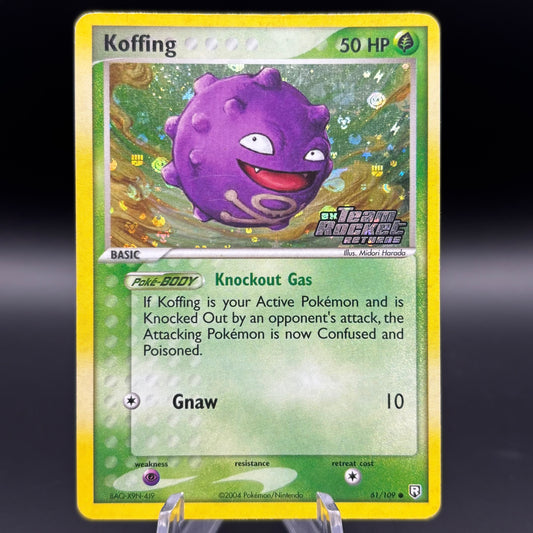 Koffing - Team Rocket Returns Stamped Holofoil *Light Play* Single Card