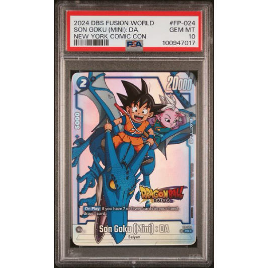 PSA 10 Dragon Ball Fusion World Son Goku (Mini): DA New York Comic Con FP-024 PR*