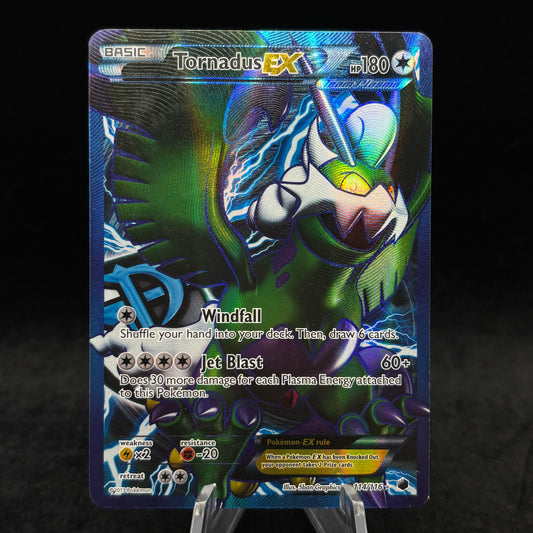 Tornadus EX (Team Plasma) (114 Full Art) - Plasma Freeze *Moderate Play* Single Card