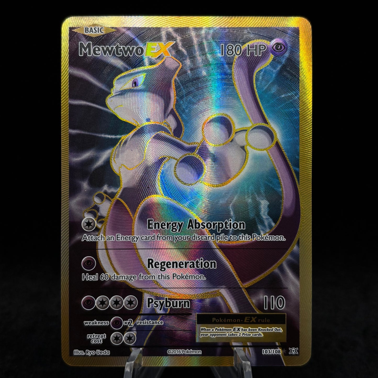 Mewtwo EX (Full Art) - XY - Evolutions *Light Play* Single Card