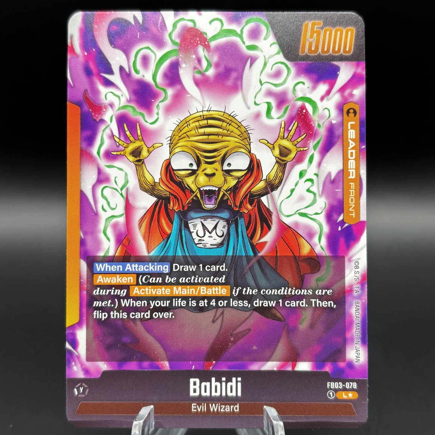 Babidi // Majin Buu - FB03-078 (Alternate Art) - Raging Roar (FB03) Single Card