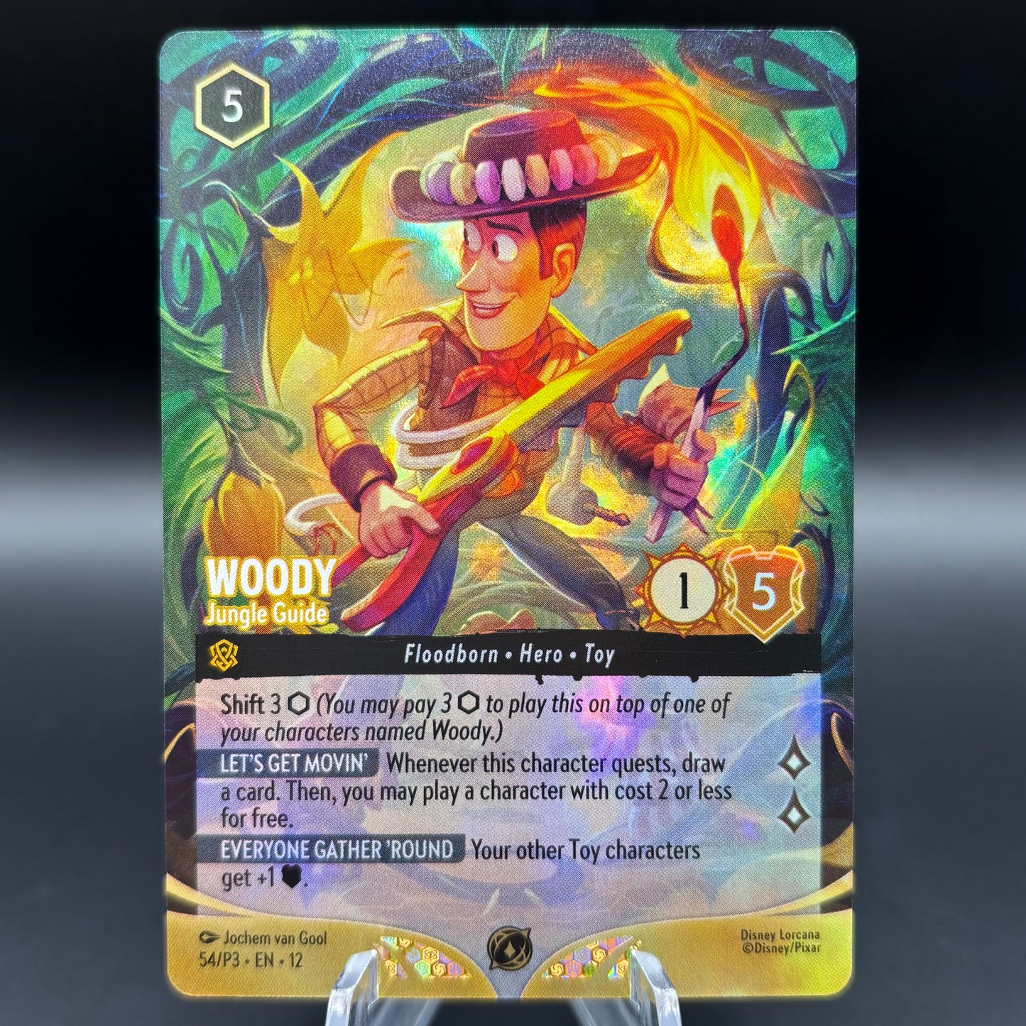 Woody - Jungle Guide (Store Championship) - Disney Lorcana PR Single Card