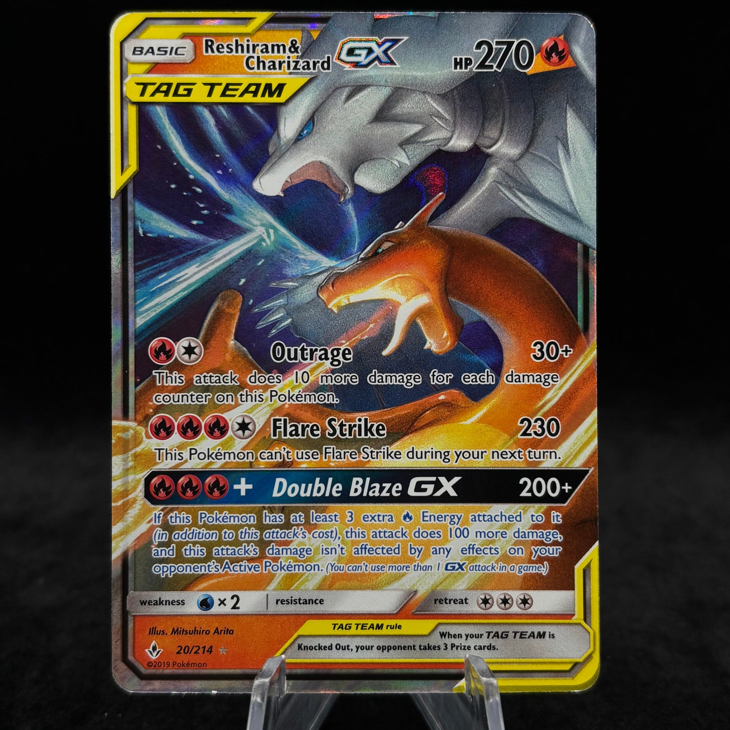 Reshiram & Charizard GX - SM - Unbroken Bonds Single Card
