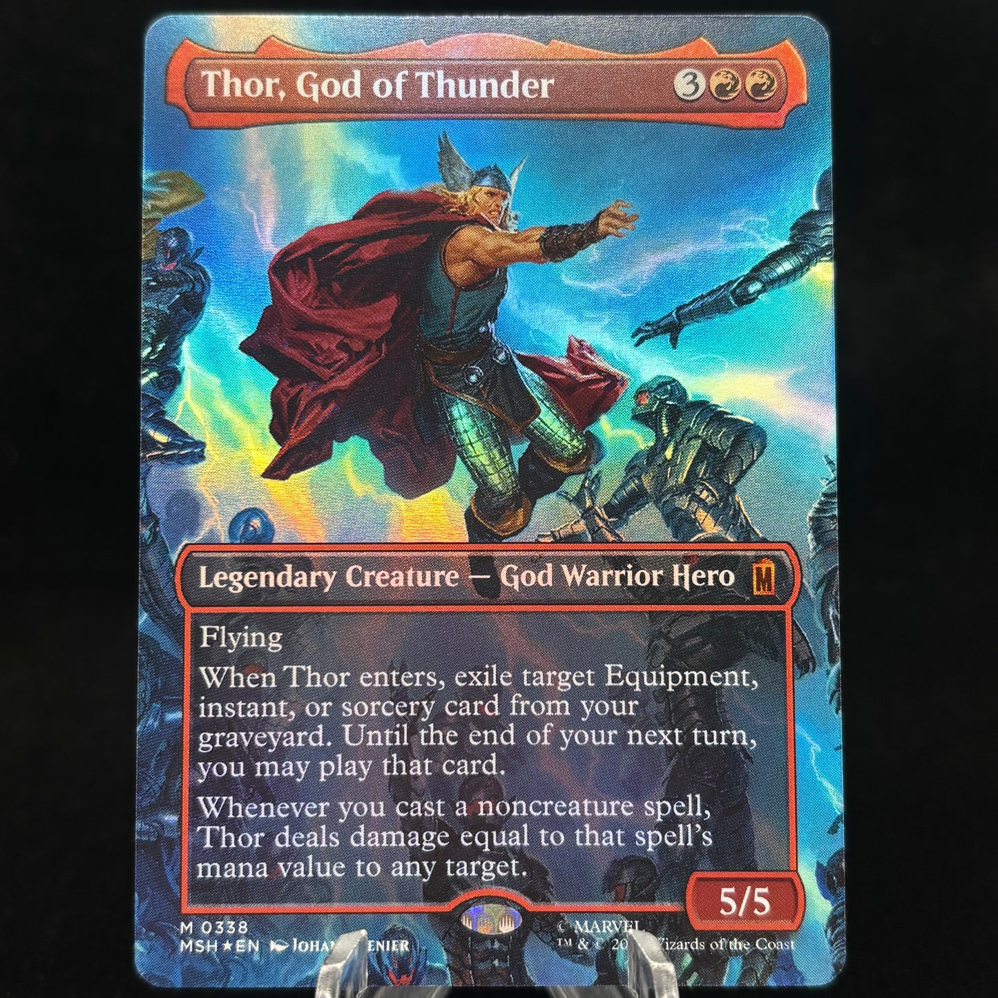 Thor, God of Thunder (Borderless) (0338) Single Card