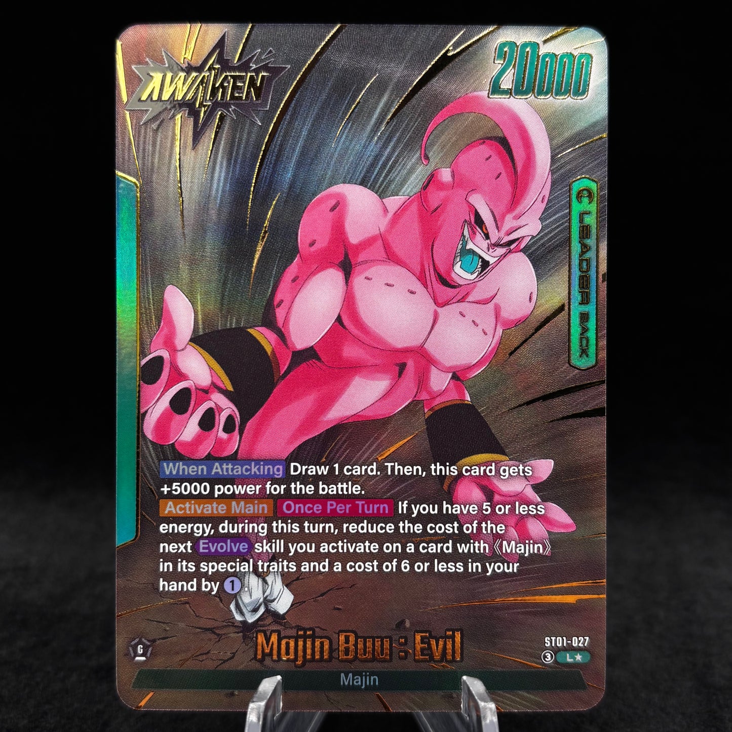 Majin Buu/Majin Buu : Pure Evil // Majin Buu : Evil (Alternate Art) - Story Booster 01 Single Card