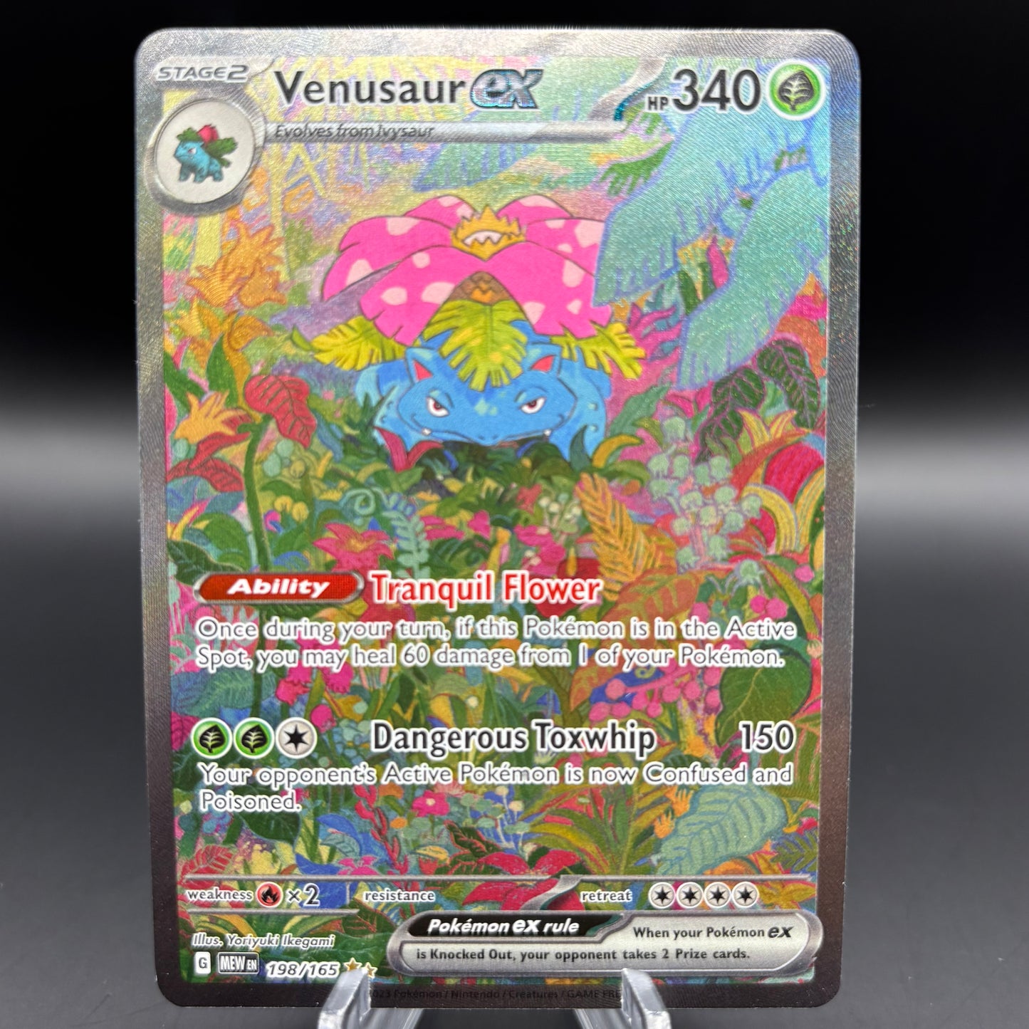Venusaur ex - 198/165 - SV: Scarlet & Violet 151 single card