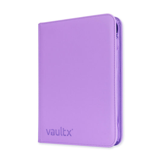 Vault X 9-Pocket Exo-Tec® Zip Binder Purple