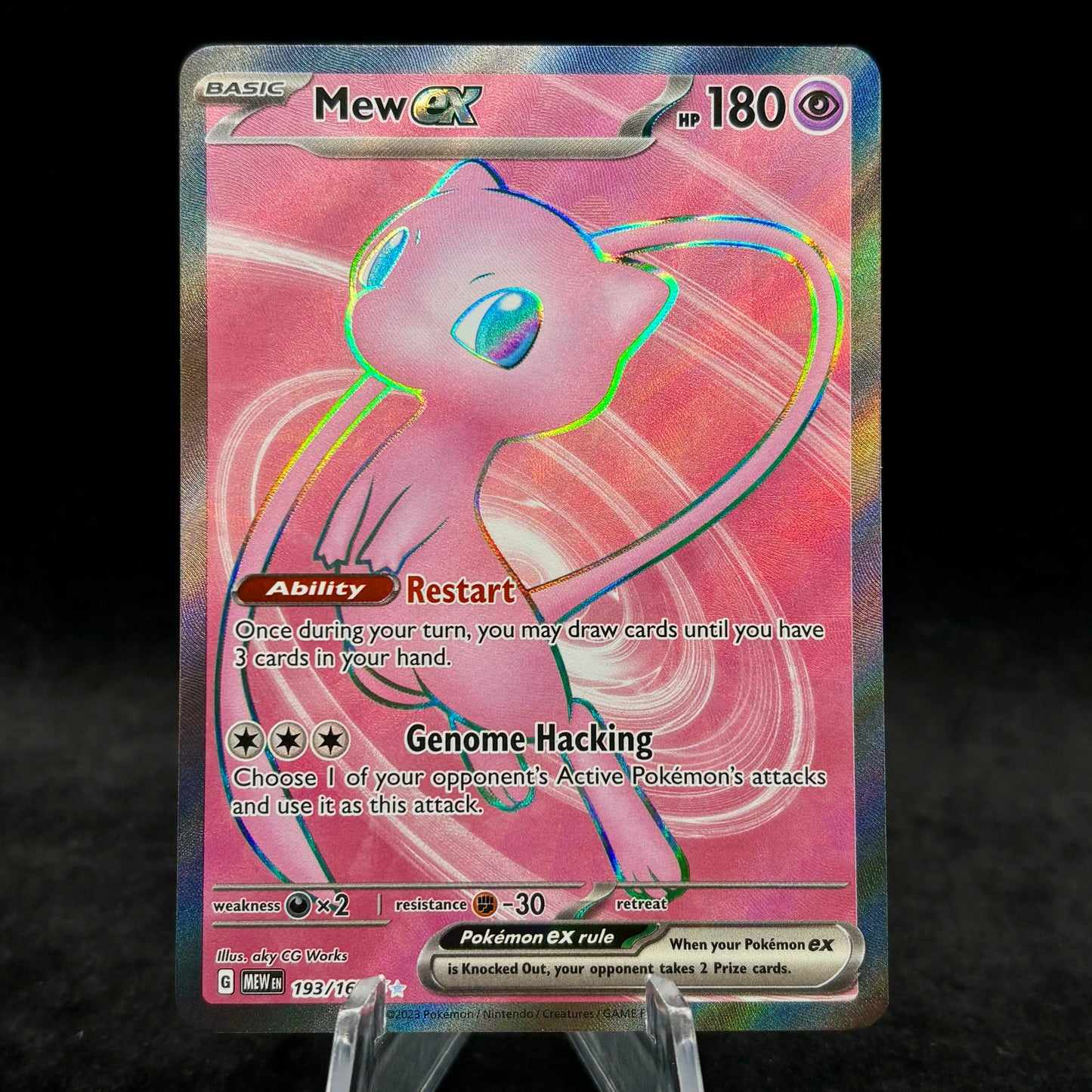 Mew ex - 193/165 - SV: Scarlet & Violet 151 Single Card