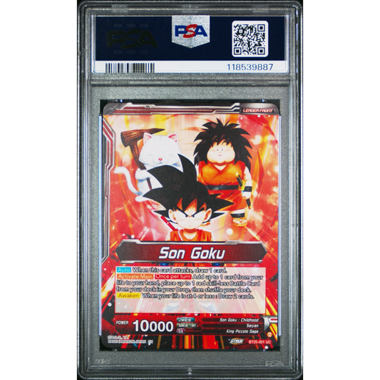PSA 10 Son Goku Face-Off SLR - Legend Of The Dragon Balls