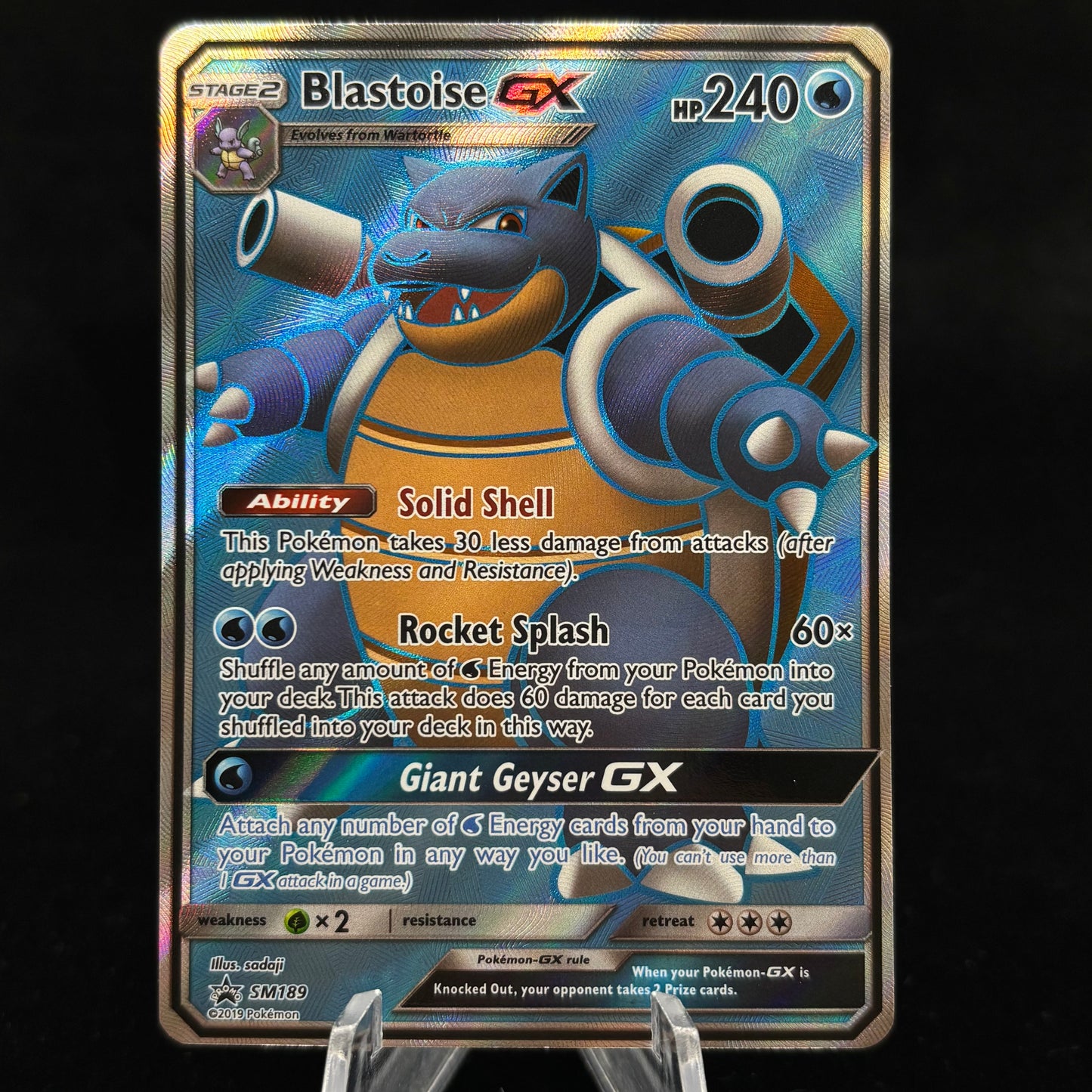 Blastoise GX - SM189 - SM PR *Light Play* Single Card