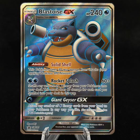 Blastoise GX - SM189 - SM PR *Light Play* Single Card