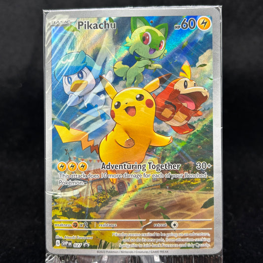Pikachu - 027 - SV: Scarlet & Violet PR Sealed PR Single Card