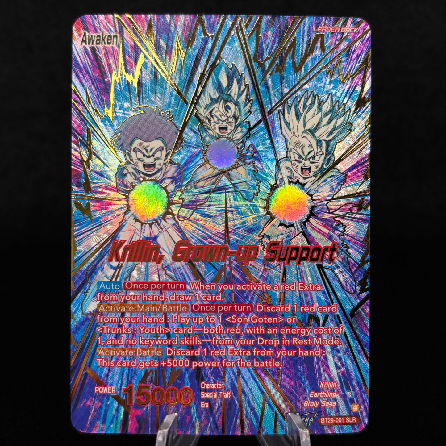 Krillin // Krillin, Grown-up Support (SLR) - Fearsome Rivals Single Card