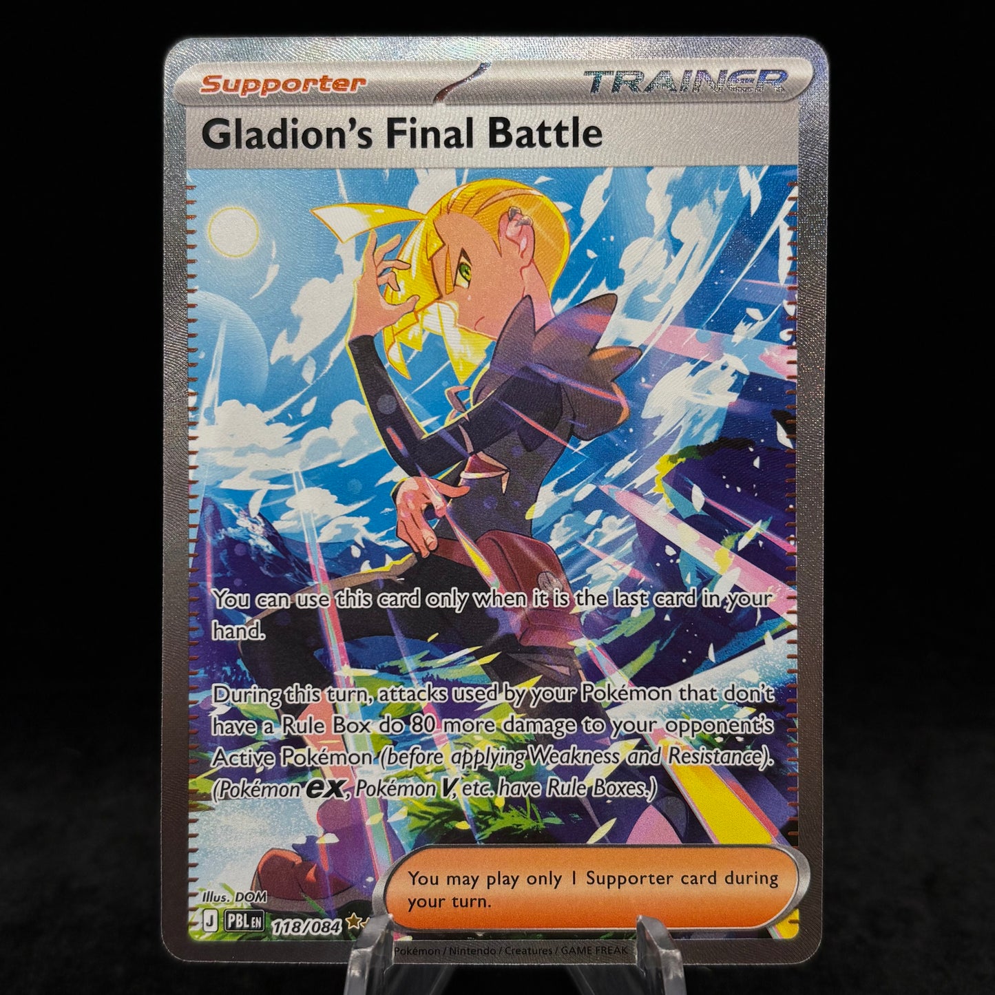 Gladion's Final Battle - 118/084 - ME05: Pitch Black Single Card