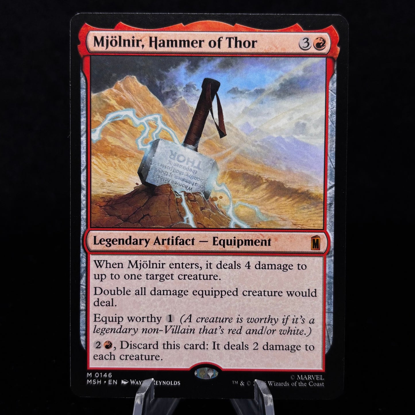 Mjolnir, Hammer of Thor - Marvel Super Heroes Single Card