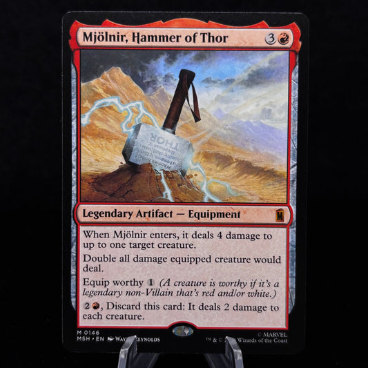 Mjolnir, Hammer of Thor - Marvel Super Heroes Single Card