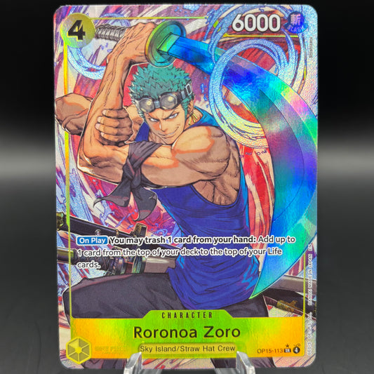 Roronoa Zoro (OP15-113) (Alternate Art) - Adventure on Kami's Island Single Card