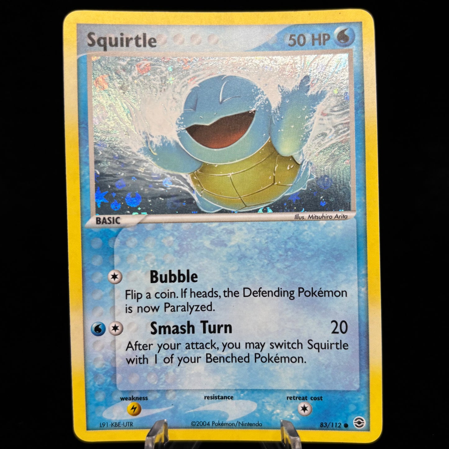 Squirtle - 083/112 - EX FireRed & LeafGreen *Lightly Played* Reverse Holo Single Card
