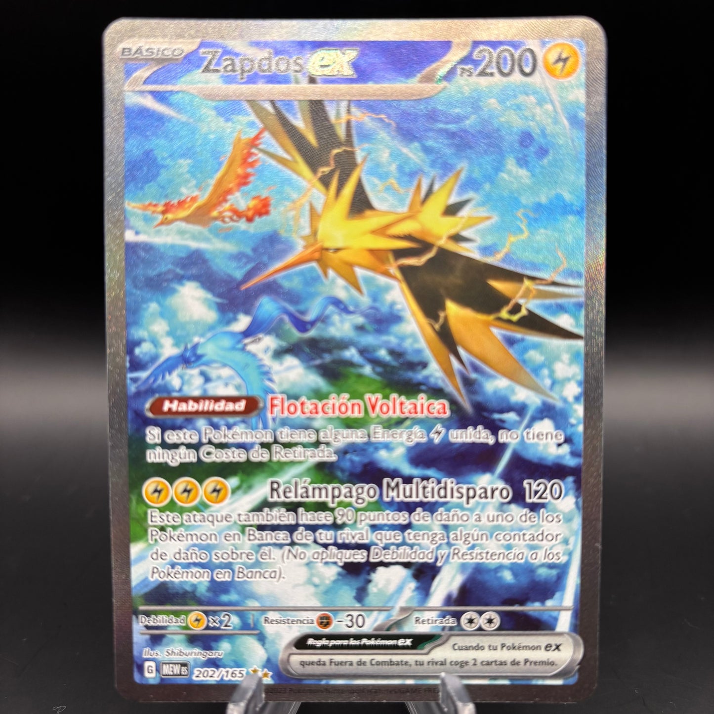 Zapdos ex - 202/165 - SV: Scarlet & Violet 151 *Lightly Played* Single Card