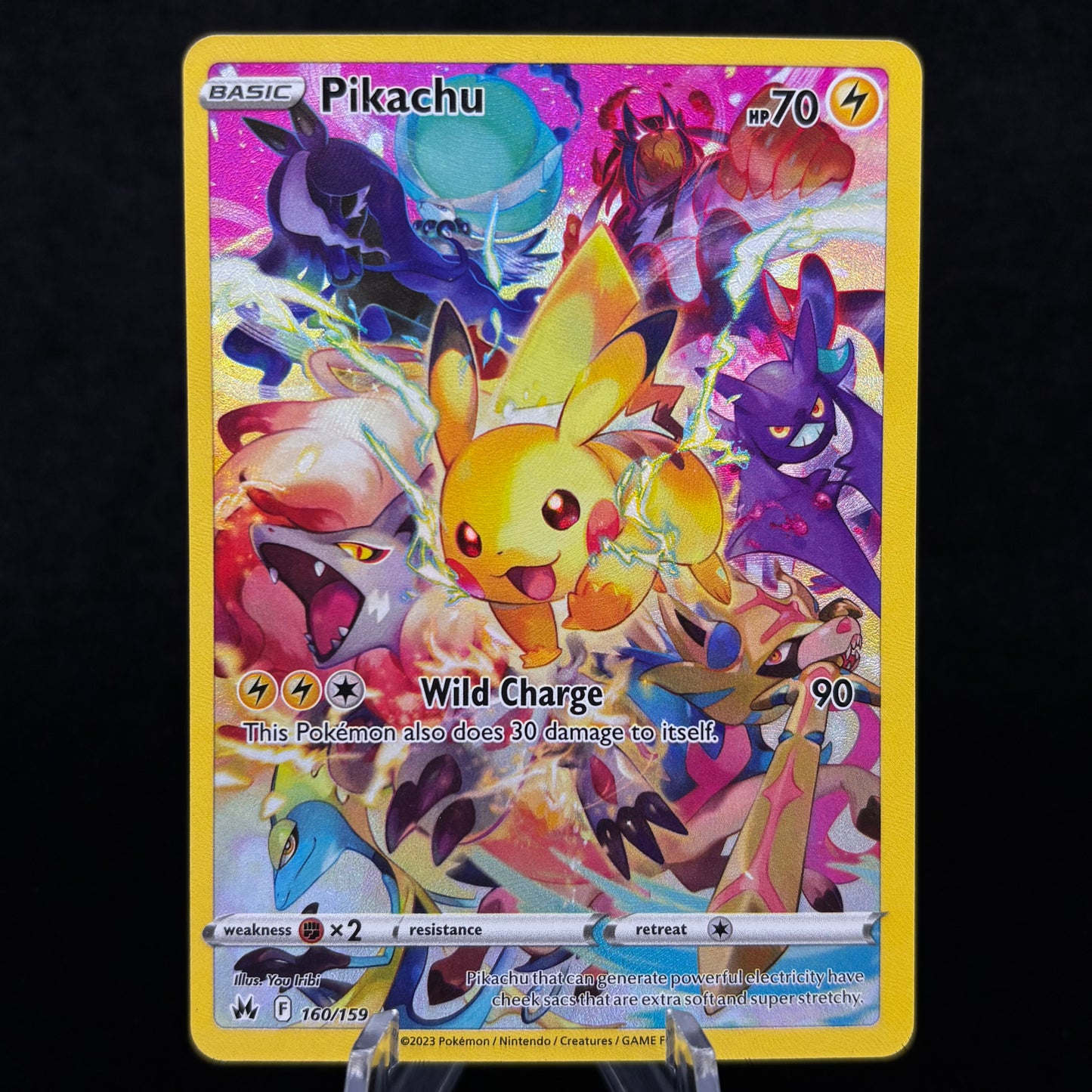 Pikachu (Secret) - SWSH: Crown Zenith *Light Play* Single Card