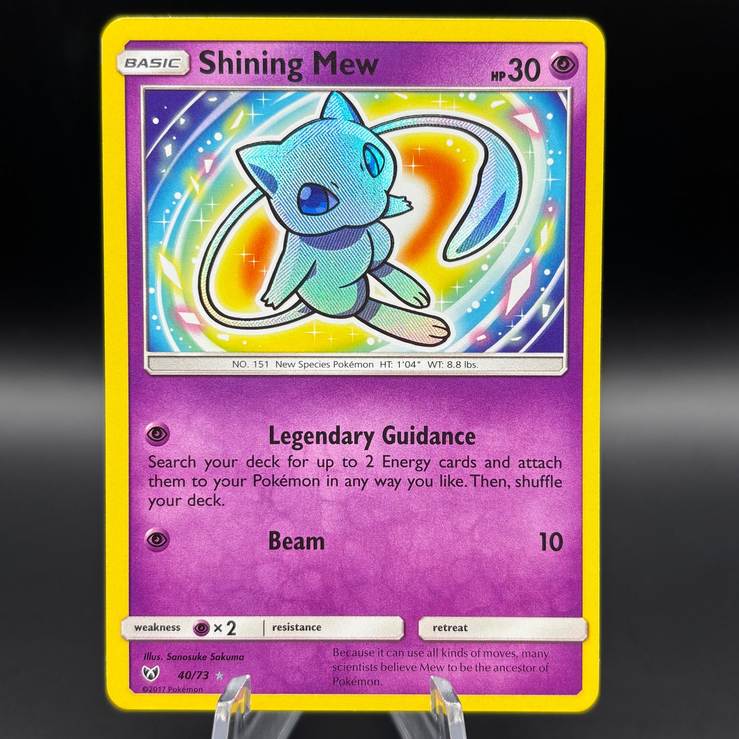 Shining Mew - Shining Legends Single Card
