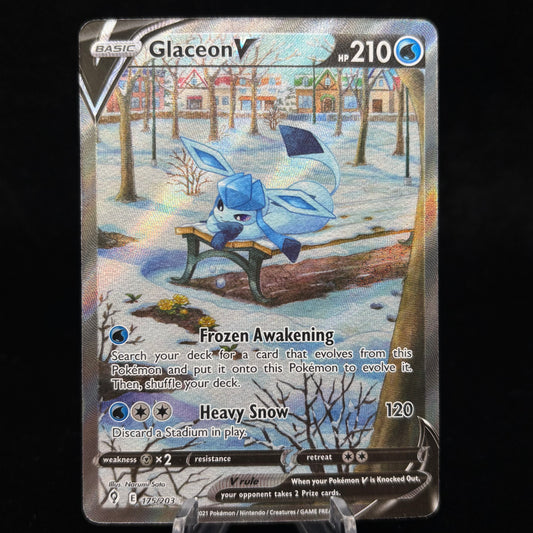Glaceon V (Alternate Full Art) Single Card 175/203