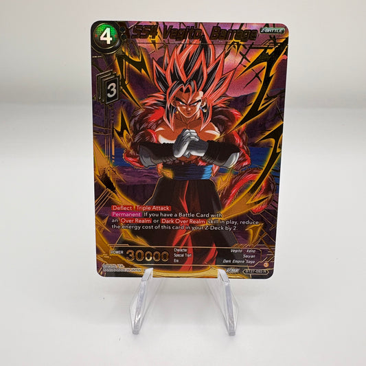 SS4 Vegito, Barrage (Gold-Stamped) - History of Z (BT27) Single Card